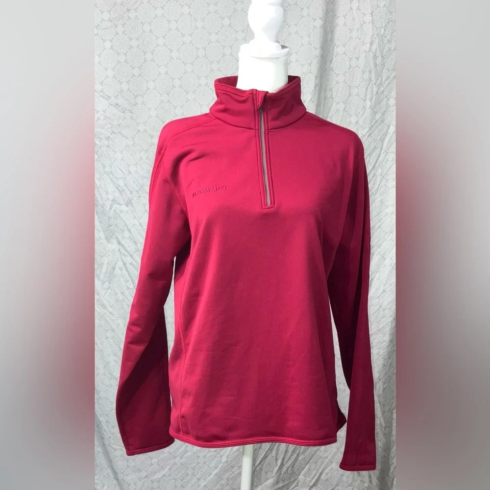 Mammut Crimson mid-layer Half-Zip long sleeve Pullover Women’s size L - Picture 7 of 14